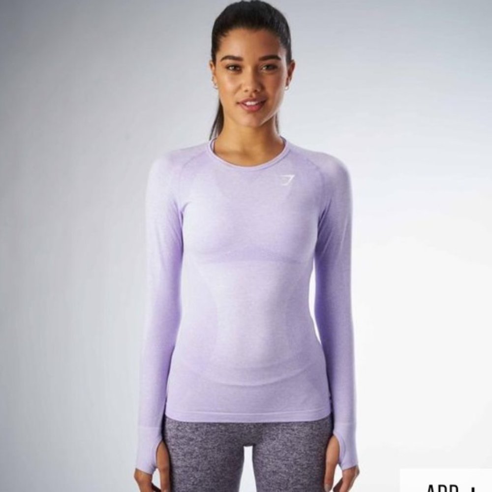 GYMSHARK Seamless Long Sleeve Top